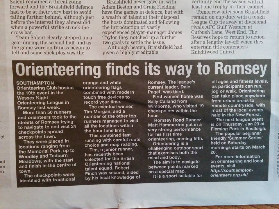 Newspaper article